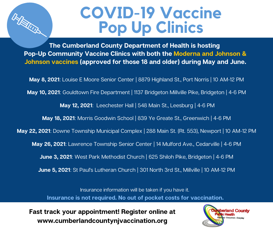 Cumberland County Vaccine Clinics