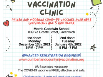 Vaccine Clinic at Morris Goodwin