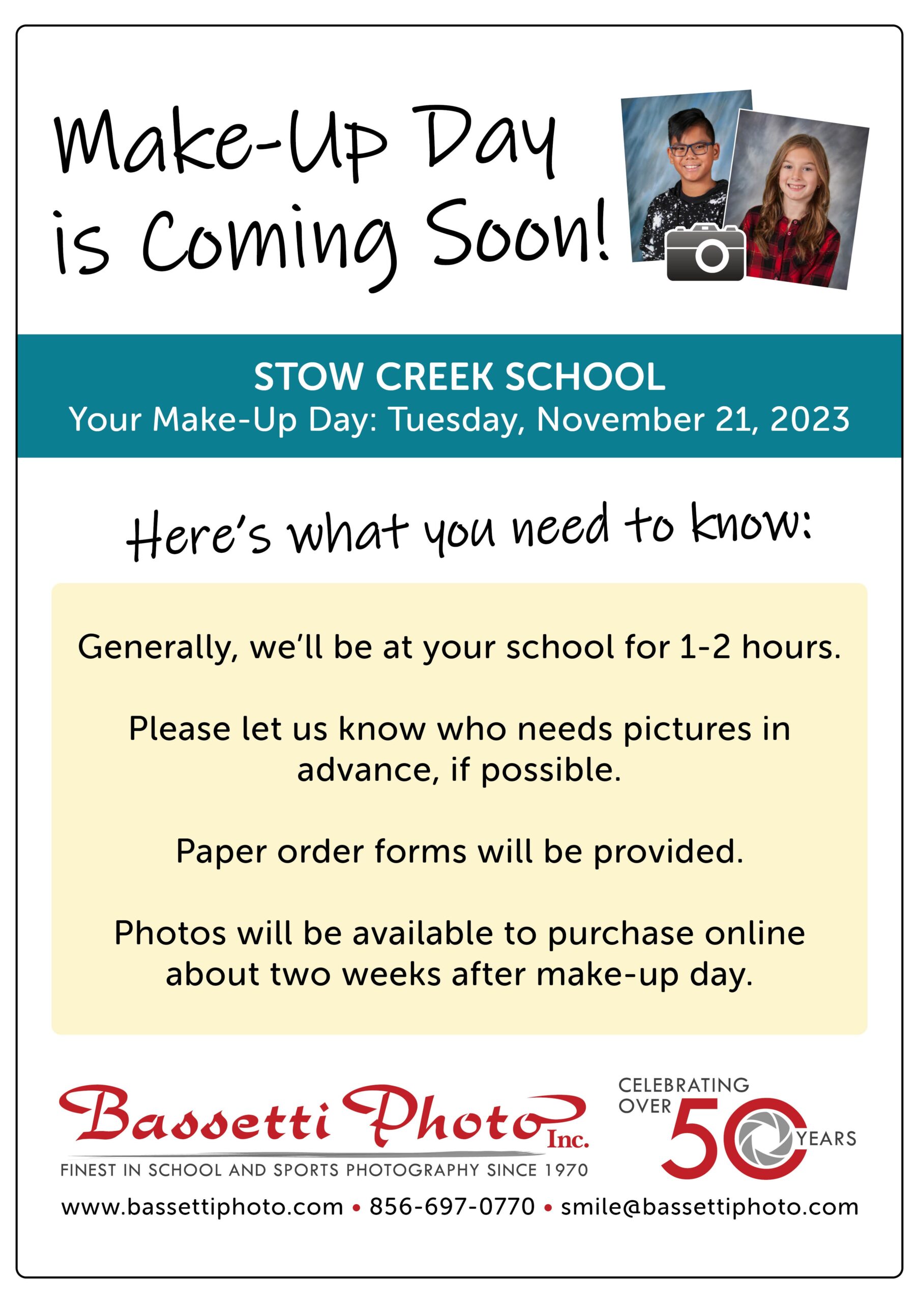 Stow Creek Make-Up Pictures