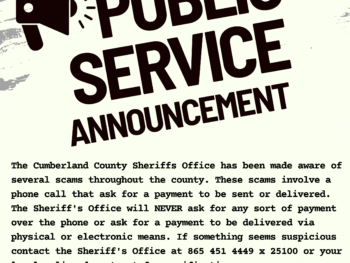 Message from the Sheriff